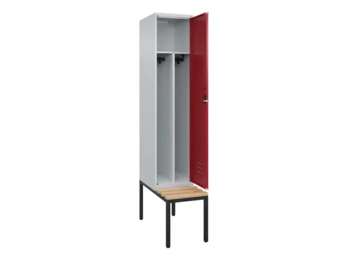 locker voor scheiding van kleding,HxBxD 2120x400x815mm,1vak