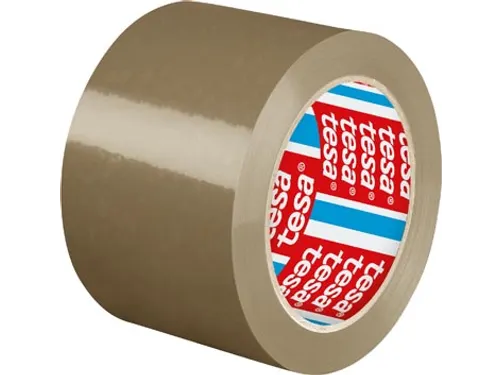 verpakkingstape premium 75mmx66m PVC Havana