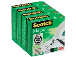 Plakband Scotch Magic 810 19mmx33m onzichtbaar mat