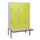 Dubbeldekse dekenkist,HxBxD 1950x1200x815mm,3x2vak.,vak B 400mm