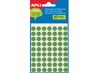 Apli Ronde Etiketten Ø8mm Groen - 1