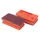 Schuurspons Scotch -Brite delicate oppervlakken 70x133mm rood 10 stuks