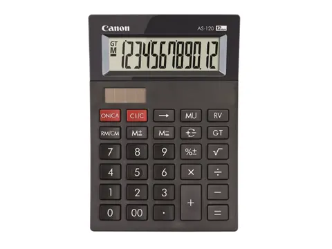 Canon 4722C003, Desktop, Rekenmachine met printer, AC, Zwart