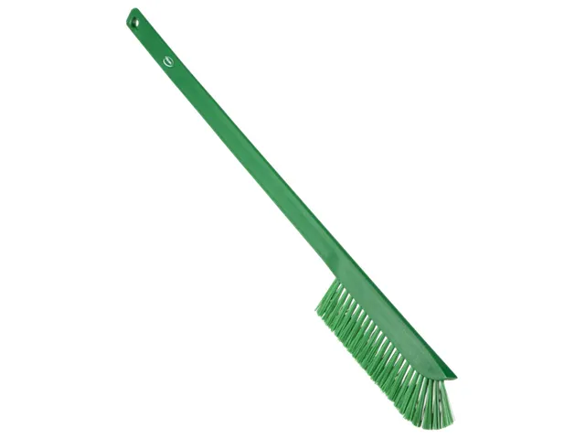 Vikan Hygiene precisieborstel lange steel 600mm medium vezels Groen