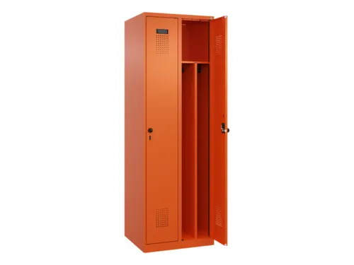 locker voor scheiding van kleding,HxBxD 1850x600x500mm,2vak