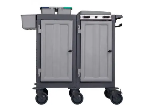 Reinigingswagen,2Kasten,2-4Zakhouders,4X6L Emmer,3Xopvanglegborden