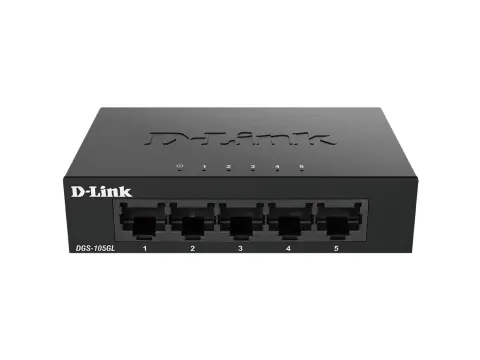 D-Link DGS-105GL/E DGS-105GL/E Netwerk switch 5 poorten 1 GBit/s