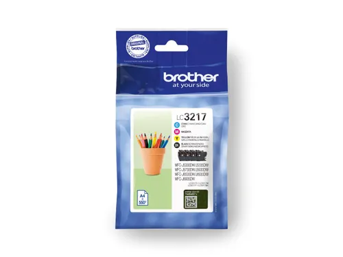 Brother LC-3217 Inktcartridge Set Zwart + Kleur Voordeelpak