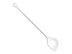Waca Kooklepel met gat wit 31cm 0225