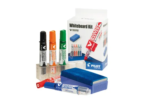 Pilot Whiteboard starterkit V-Board Master met Houder en Wisser