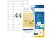 HERMA 4680 Transparante folie-etiketten Mat A4 48,3x25,4mm 1100 stuks