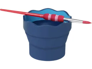 Watercup Faber-Castell Clic&Go blauw - 7