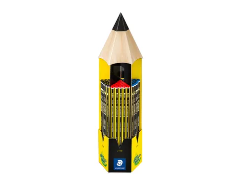 Potlood Staedtler Noris 120 display 90stuks assorti
