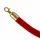 Afzetkoord Velours Rood 1.5 meter met Gouden haken