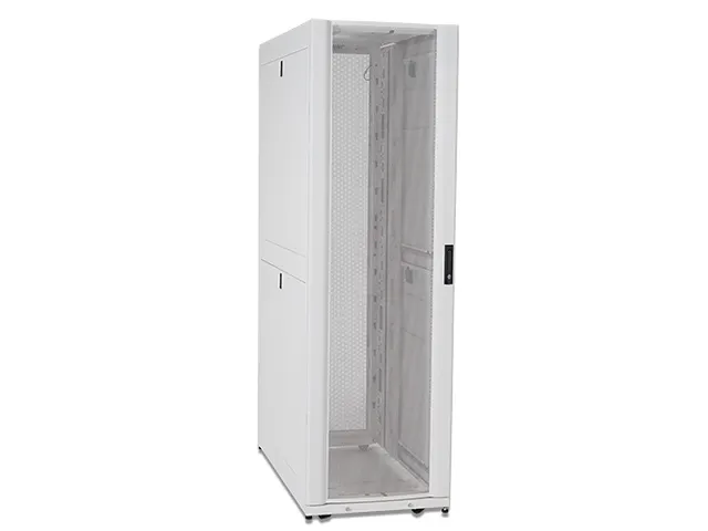 NetShelter SX 48U 600mm brede x 1200mm diepe behuizing met zijden, wit
