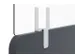 Paroi de protection pour cloison de table PMMA 270x1570mm