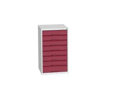 ladekast HxBxD 900x525x550mm 8laden romp RAL7035 front RAL3004