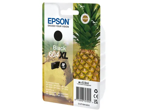 Epson 604XL, Rendement élevé (XL), Noir, 8,9 ml, 1 pièce(s), Paquet