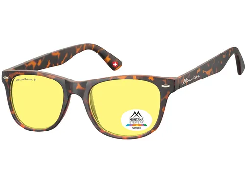 Zonnebril Montana met geel gepolariseerd glas turtle