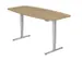 In hoogte verstelbare vergadertafel,HxBxD 635-1285x2200x1030mm
