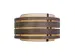 Abat-jour Nextime Beam 50 cm bois noyer noir