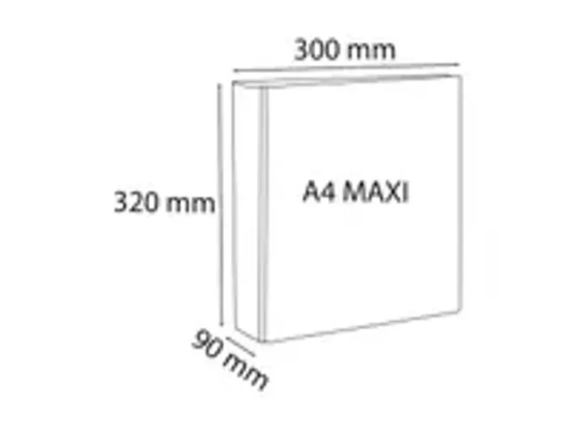 OUTLET Ringmap Pp Personaliseerbaar Kreacover 4D-Ringen 60mm A4 Maxi Z