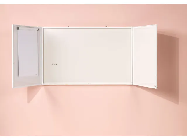 Smit Visual Armoire Tableau émaillé 120x190cm Emaillé Blanc mat