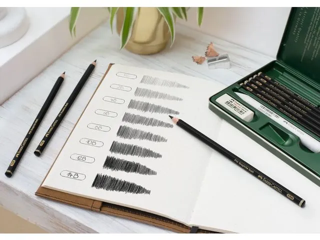 Crayon graphite Faber-Castell Pitt Mat 14B