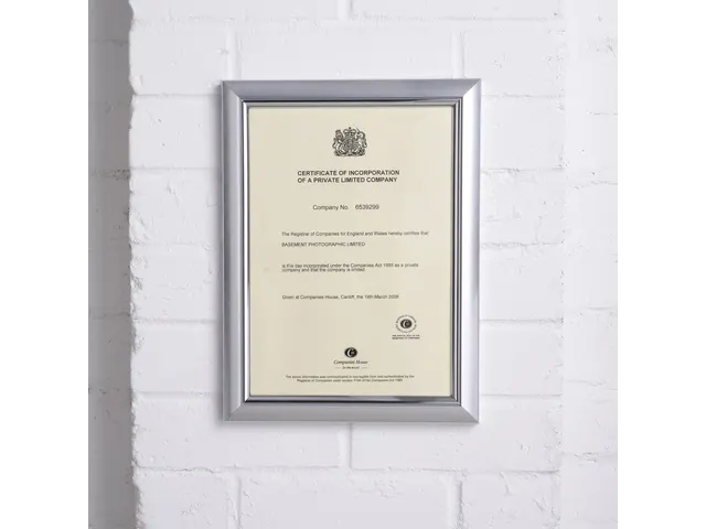 Cadre photo Seco A4 Argent Plexiglas