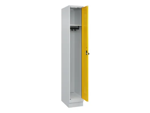 locker,HxBxD 1950x300x500mm,1vak,vak B 300mm,draaigrendel,sokkel