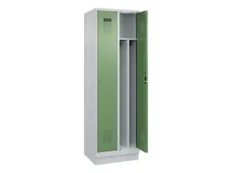 locker voor scheiding van kleding,HxBxD 1950x600x500mm,2vak