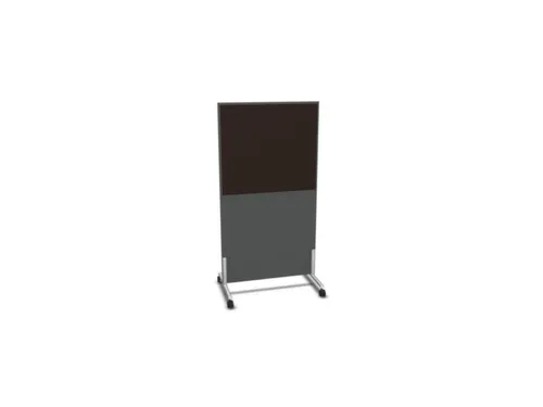 scheidingswand,HxB 1545x800mm,MS-donkergrijs,BN2036-bruin