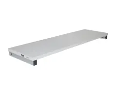 ESD-legbord,v. werktafel,HxBxD 25x1500x310mm,draagverm. 50kg,aluminium