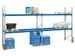 palletstelling,aanbouwveld,HxBxD 4500x1900x1100mm,vakl. 2000kg