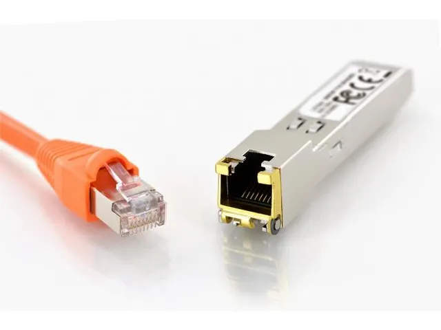 1,25 Gbps koperen SFP-module RJ45 10/100/1000Base-T, tot 100 meter