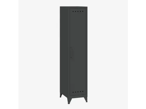 garderobekast,HxBxD 1800x380x510mm,1vak,4voeten,romp antraciet