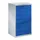 ladekast 1200x715x600mm 8laden cilinderslot RAL7035 front RAL5010
