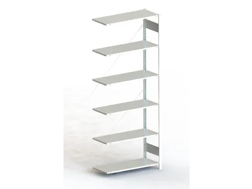 magazijnstelling,aanbouwveld,S3 Clip 80,HxBxD 2500x1006x436mm