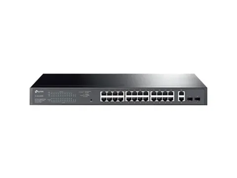28-Poorts Gigabit Easy Smart Switch met 24-poorts PoE