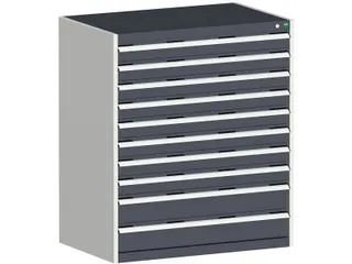 ladekast,HxBxD 1200x1050x750mm,10lade(n),lade voor normale belastingen - 1