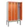 locker voor scheiding van kleding,HxBxD 2120x1200x500mm,4vak