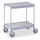 Universele Wagen 150kg 660x335mm 2 Etages Zilvergrijs