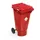 UN-bak,v. spuitbussen,kunststof,rood,120l,HxLxB 960x554x498mm