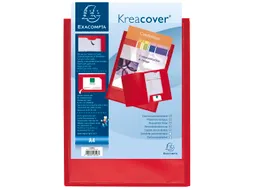 Presentatiemap Soepel PP Kreacover A4 Rood