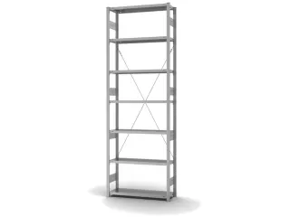 systeemstelling,grondveld,HxBxD 3000x1060x335mm,vakl. 300kg - 2