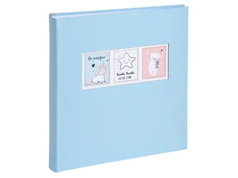 Album livre 60p blan c 29x32cm Sweet bleu