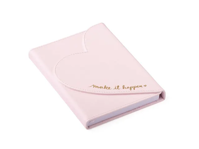 Notitieboek Èccolo DL Heart envelop light pink lijn ca. 13x18cm 80gr.