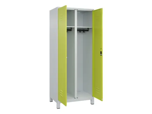 locker voor scheiding van kleding,HxBxD 1850x800x500mm,2vak