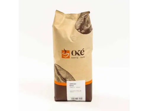 OKE Koffie gemalen koffie Espresso Royal zak van 1 kg
