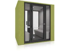 Akoestische Belcel/Werkplek Roof Double POD 1-4 personen Zwart